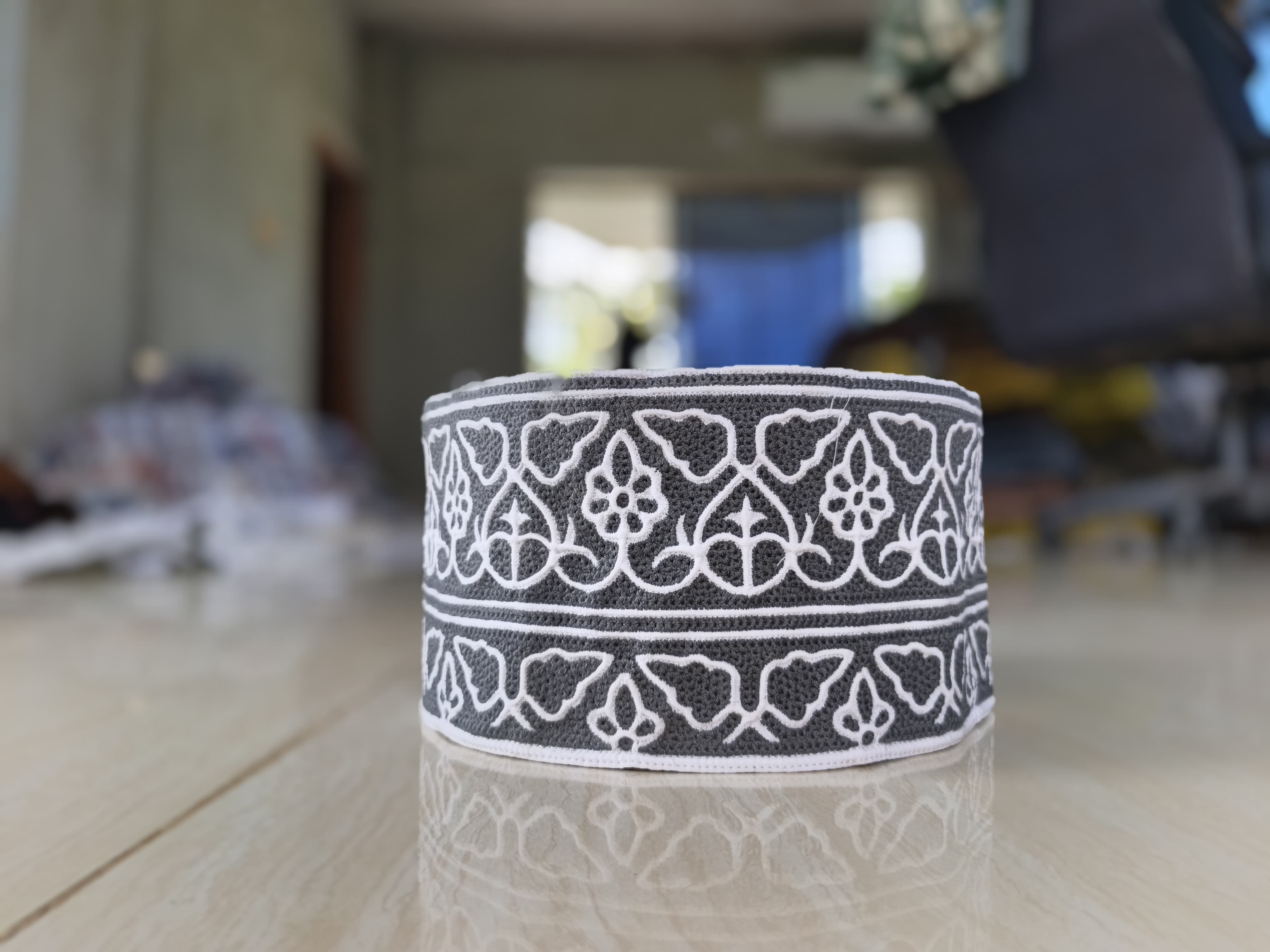 Classic Omani Embroidered Prayer Cap