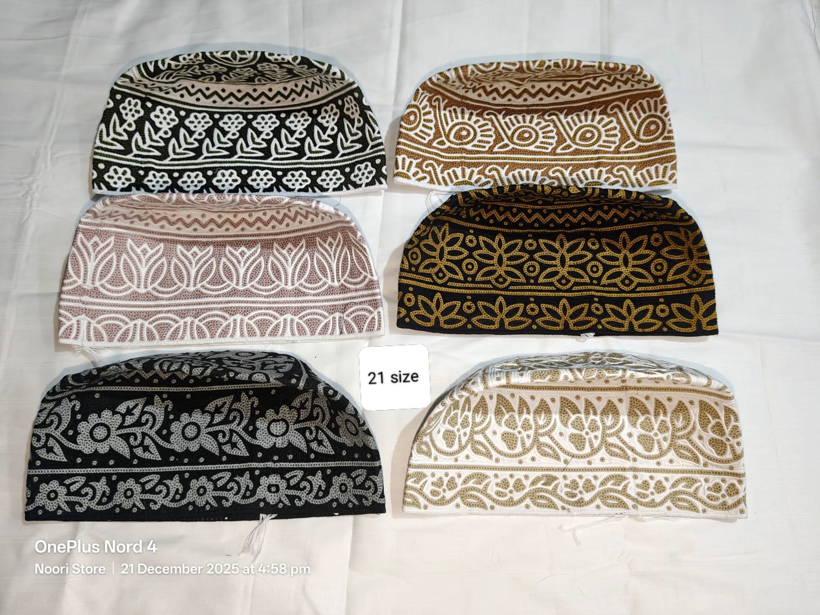Best Quality White Omani Muslim Cap for Wholesale Supply