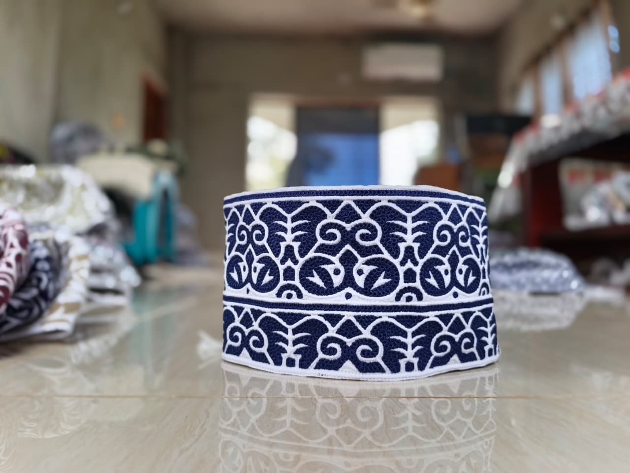 Classic Embellished Omani Computer Cap