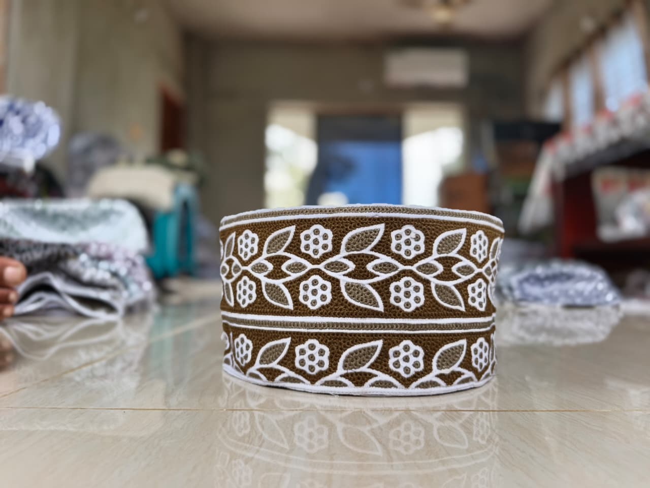 Elegant Everyday Omani Computer Kumma Cap