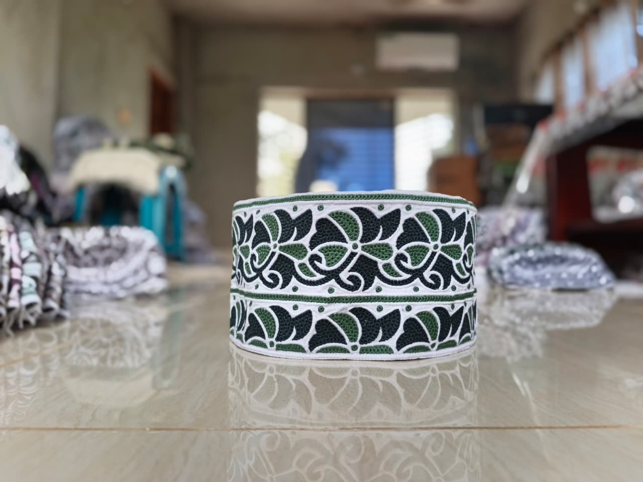Stylish Omani Computer Cap for Cultural Occasions