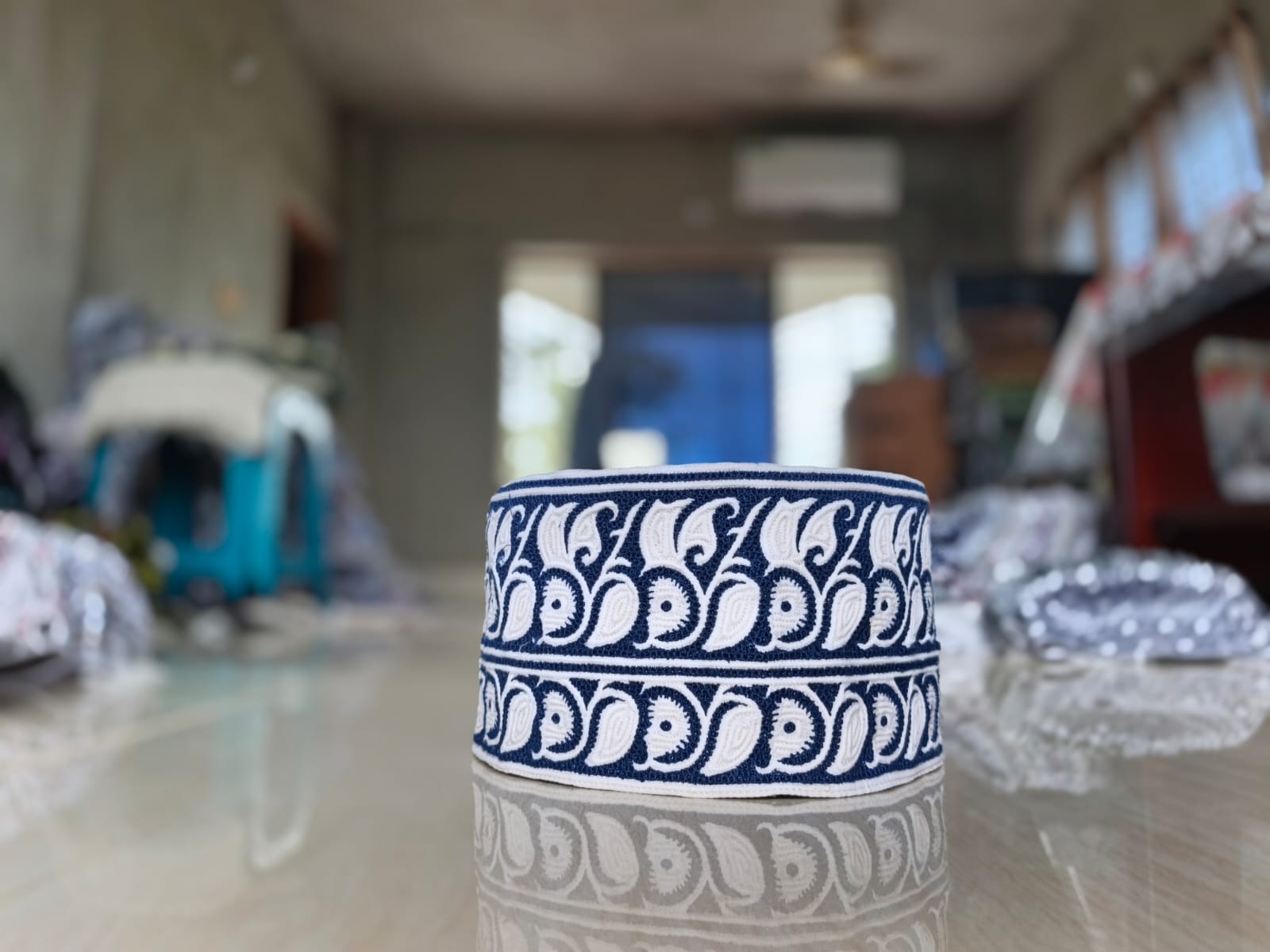 New Omani Computer Cap with Decorative Design