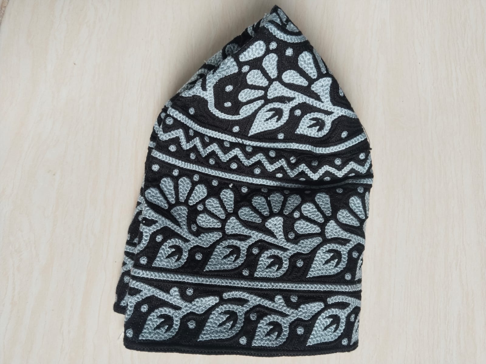 Luxury White Barkati Muslim Cap