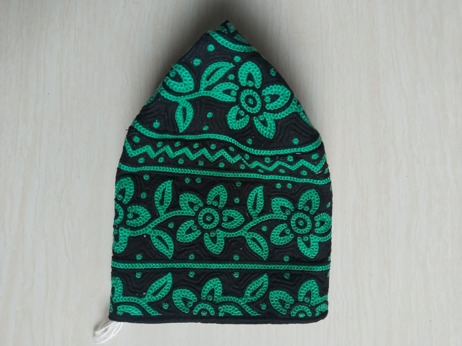 Elegant Brown Omani Khumma Cap