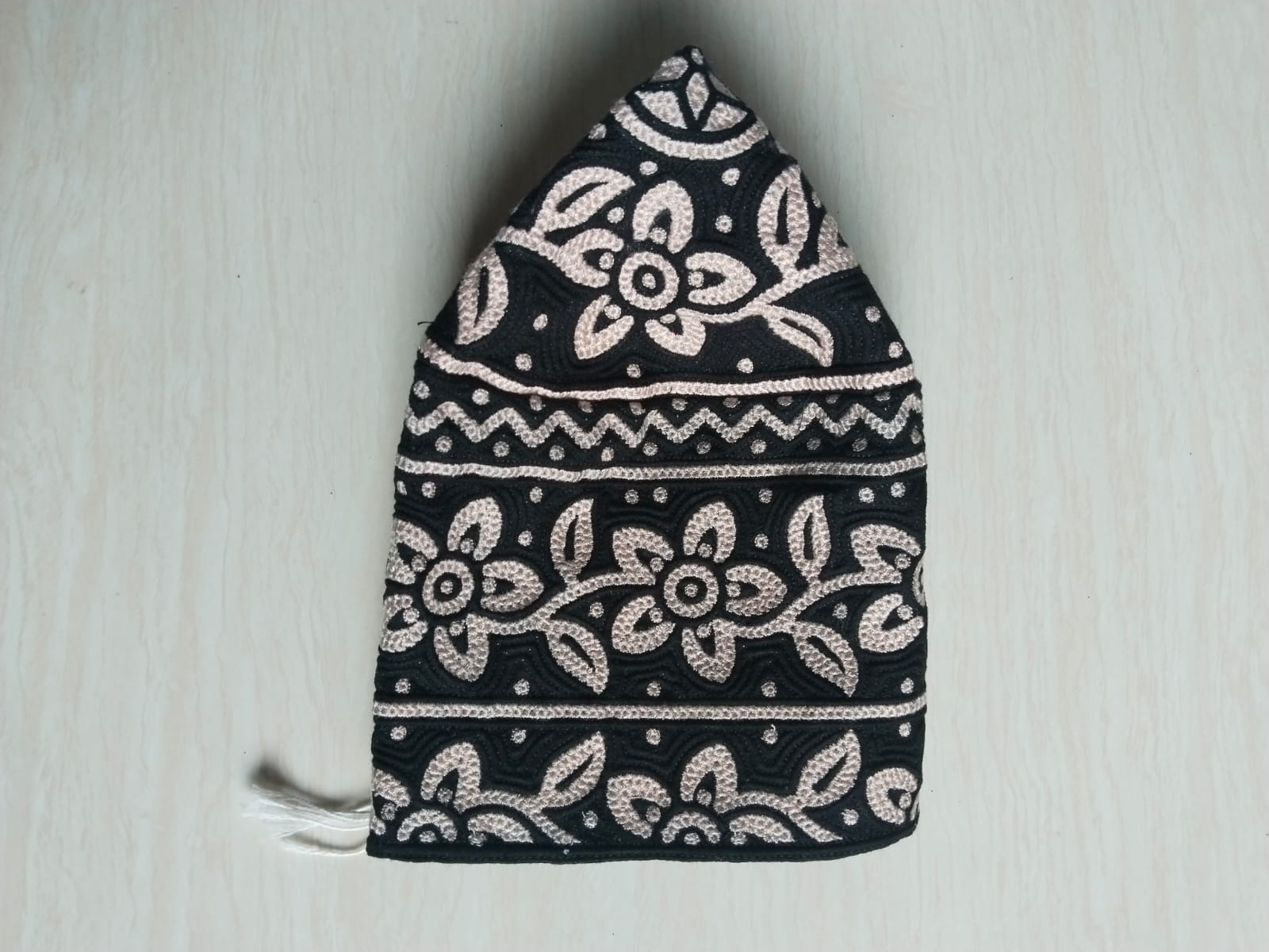 Premium Grey Omani Muslim Prayer Cap