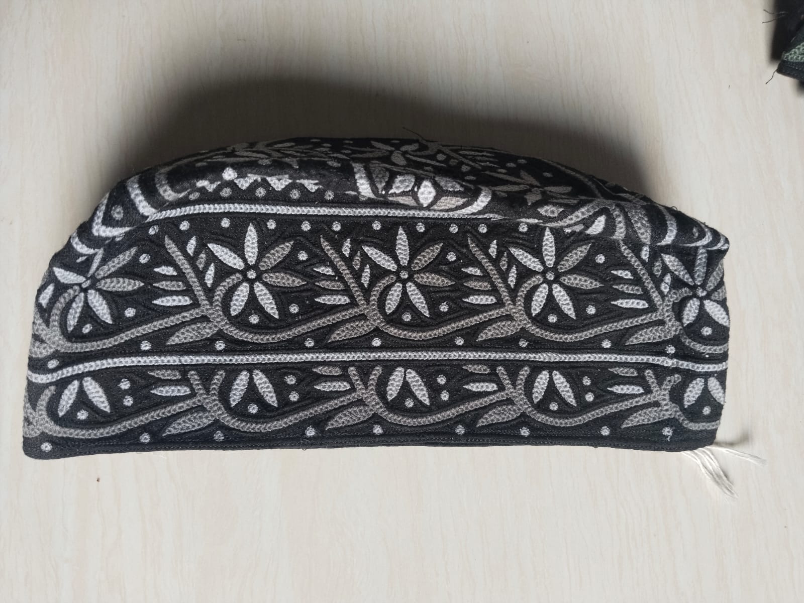 Premium Black Omani Kumma Cap Wholesale