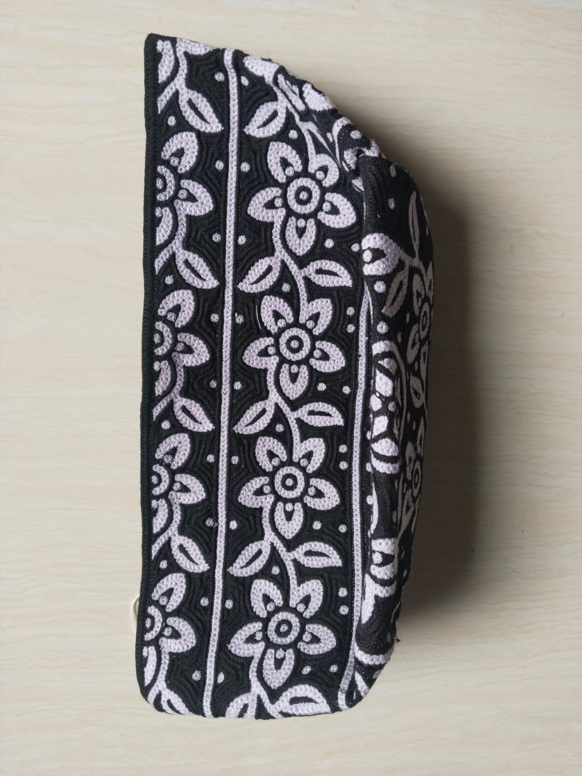 Black Omani Cap Traditional Muslim Headwear